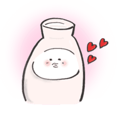 Japanese sake Love!! "Tokkuri-san" sticker #1586393