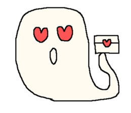 It is a pretty ghost. sticker #1586822