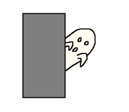 It is a pretty ghost. sticker #1586827