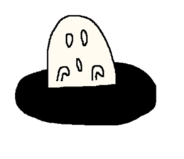 It is a pretty ghost. sticker #1586846