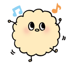 fluffy watakun sticker #1587018