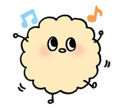 fluffy watakun sticker #1587018