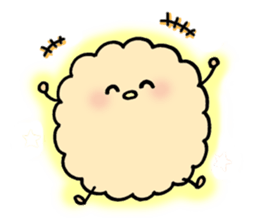 fluffy watakun sticker #1587022