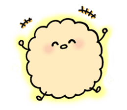 fluffy watakun sticker #1587022