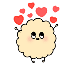 fluffy watakun sticker #1587025
