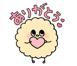 fluffy watakun sticker #1587029