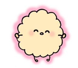 fluffy watakun sticker #1587030