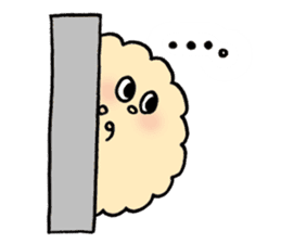 fluffy watakun sticker #1587031