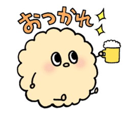 fluffy watakun sticker #1587032