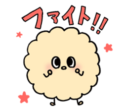 fluffy watakun sticker #1587033
