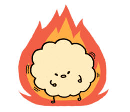 fluffy watakun sticker #1587034