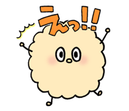 fluffy watakun sticker #1587035