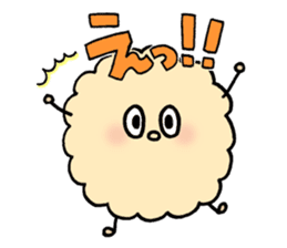 fluffy watakun sticker #1587035
