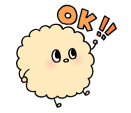 fluffy watakun sticker #1587039