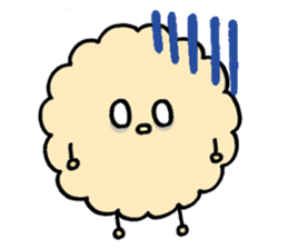 fluffy watakun sticker #1587045