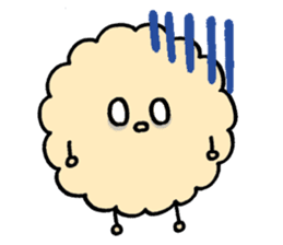 fluffy watakun sticker #1587045