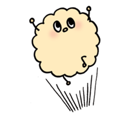fluffy watakun sticker #1587051