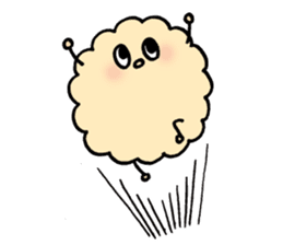 fluffy watakun sticker #1587051