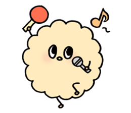 fluffy watakun sticker #1587052