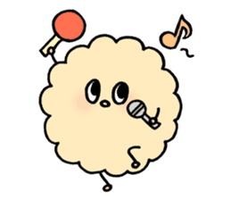 fluffy watakun sticker #1587052