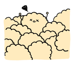 fluffy watakun sticker #1587055