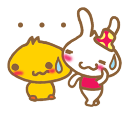 Rabbit "Usa chan" talk ver1 sticker #1587160