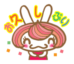 Rabbit "Usa chan" talk ver1 sticker #1587173