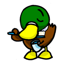 Wild duck sticker #1587303