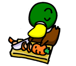 Wild duck sticker #1587311
