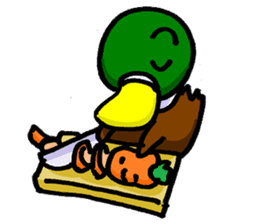 Wild duck sticker #1587311