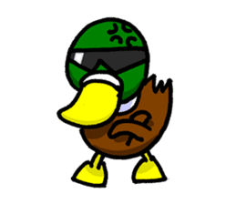 Wild duck sticker #1587322