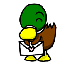 Wild duck sticker #1587329