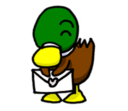 Wild duck sticker #1587329