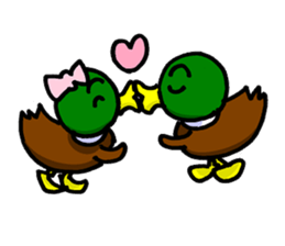 Wild duck sticker #1587331