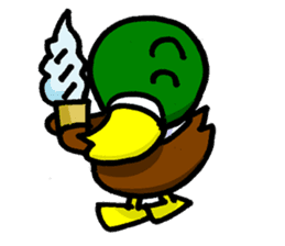 Wild duck sticker #1587335