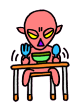 Everyday of alien sticker #1587563