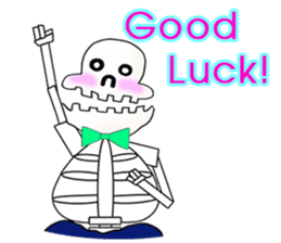 Chubby Skull Part 2(English Ver.) sticker #1588149