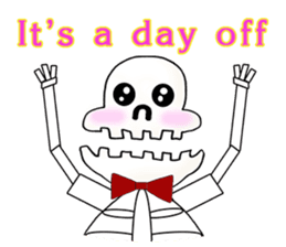 Chubby Skull Part 2(English Ver.) sticker #1588164