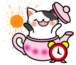 Teapot cat -BUCHI- sticker #1588347