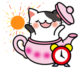 Teapot cat -BUCHI- sticker #1588347
