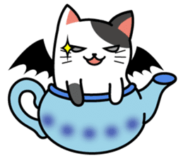 Teapot cat -BUCHI- sticker #1588365