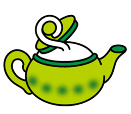 Teapot cat -BUCHI- sticker #1588386
