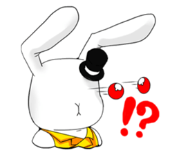 White Rabbit of the Music Land. sticker #1589531
