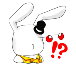 White Rabbit of the Music Land. sticker #1589531