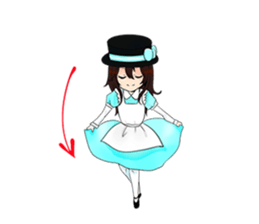 White Rabbit of the Music Land. sticker #1589542