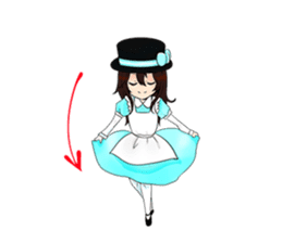 White Rabbit of the Music Land. sticker #1589542
