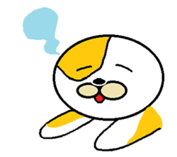 Stuffed toys of the cats sticker #1590017