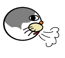 Stuffed toys of the cats sticker #1590029