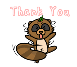 Tanukiti ~English~ sticker #1590300
