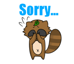 Tanukiti ~English~ sticker #1590301